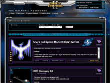 Tablet Screenshot of library.galciv2.com